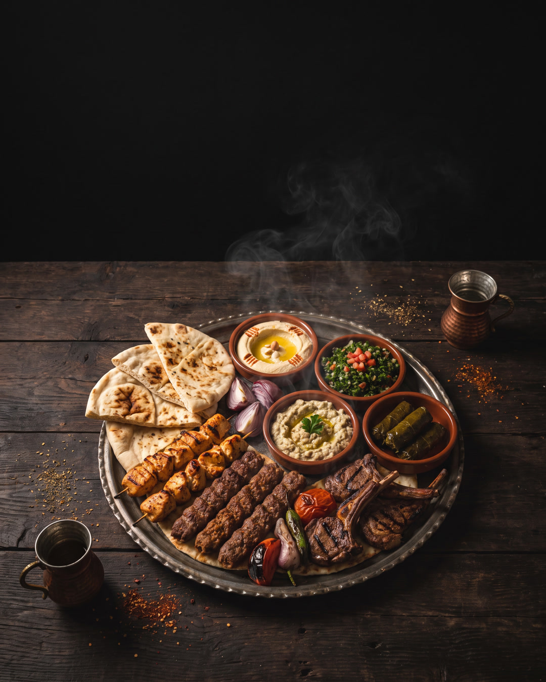 صحن مشكل مشاوي الأطلال